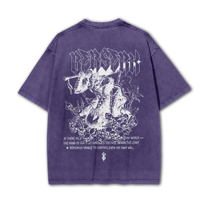 Dark Sword Saga Swordsman V5 Vintage T Shirt