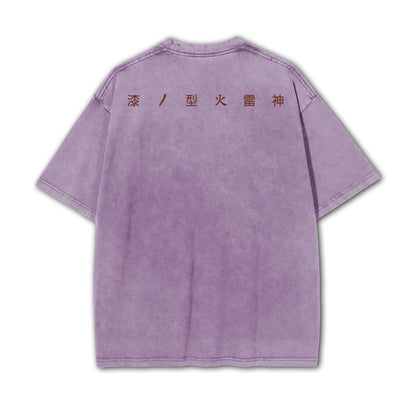 Blade of Demon Hunters Thunder Breather Master Vintage T-Shirt