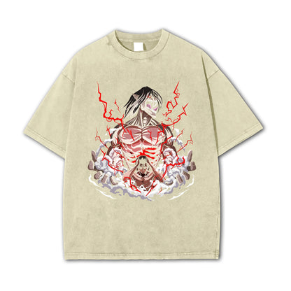 Titan Siege Freedom Fighter Attack Titan V3 Vintage T-Shirt