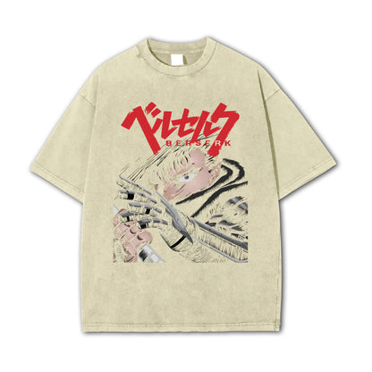 Dark Sword Saga Black Swordsman V3 Vintage T Shirt