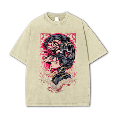 Angriff auf Titan Eren Yeager Angriff Titan T-Shirt