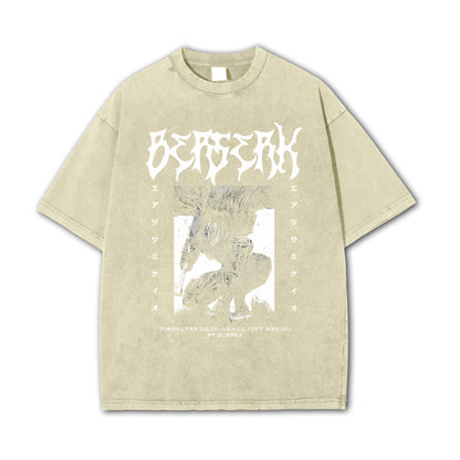 Dark Sword Saga Black Swordsman V2 Vintage T-Shirt