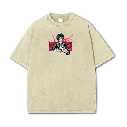 Blade of Demon Hunters Demon Unlucky King Vintage T-Shirt