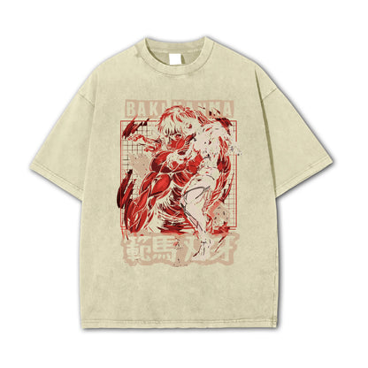 Ultimate Grappler Hanma V2 Vintage T-Shirt