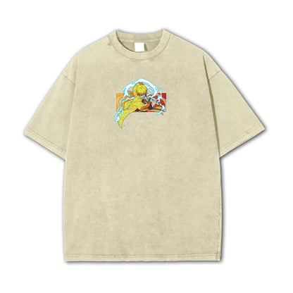 Blade of Demon Hunters Thunder Breather Vintage T-Shirt