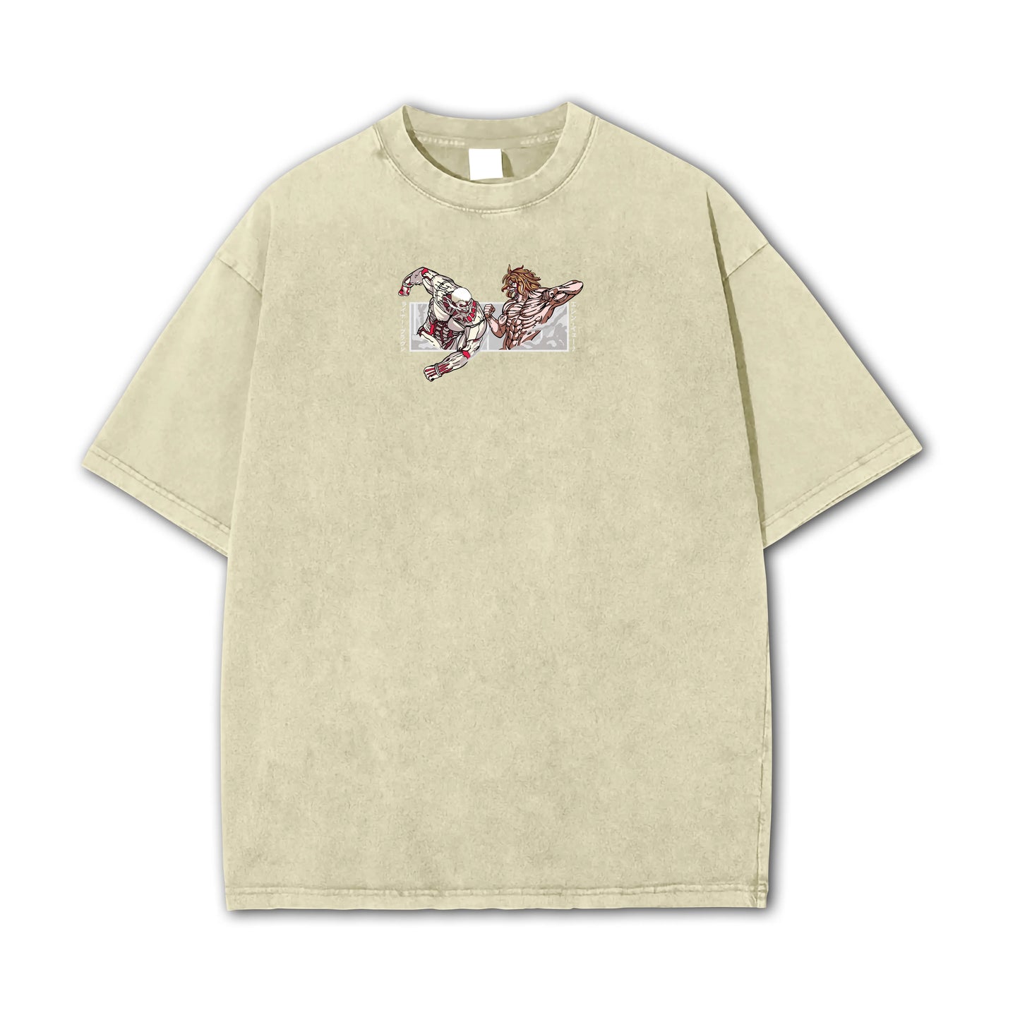 Titan Siege Wall - Titans Fighting Vintage T Shirt