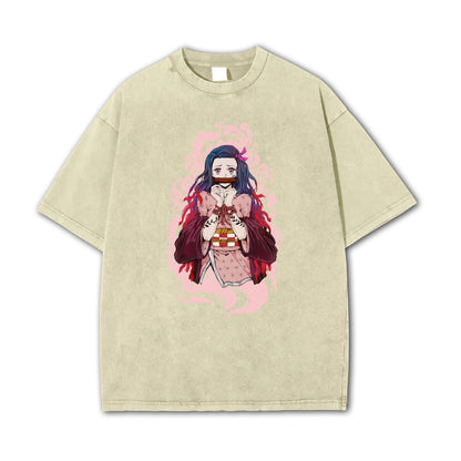 Blade of the Demon Hunters Nezuko Vintage T Shirt