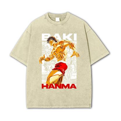 Ultimate Grappler Hanma V4 Vintage T-Shirt