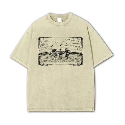 Angriff auf Titan Eren, Mikasa &amp; Armin T-Shirt