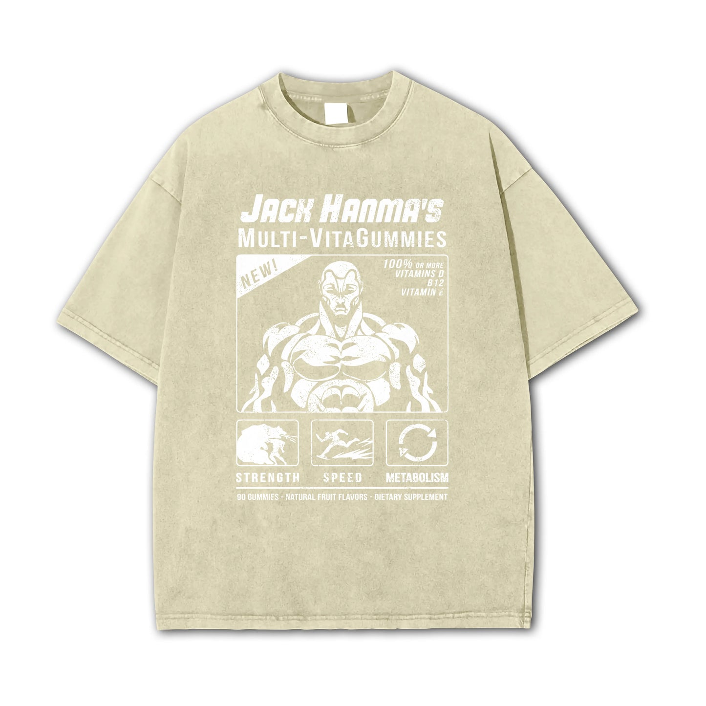 Baki – Jack Hanmas Multi-VitaGummies T-Shirt