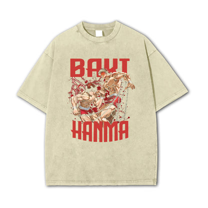 Ultimate Grappler Hanma Vintage T Shirt