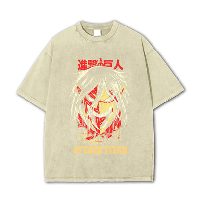 Titan Siege Freedom Fighter Attack Titan V2 Vintage T-Shirt