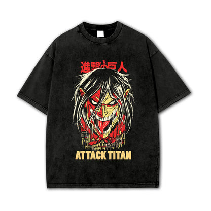 Titan Siege Freedom Fighter Attack Titan V2 Vintage T-Shirt