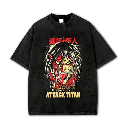 Titan Siege Freedom Fighter Attack Titan V2 Vintage T-Shirt