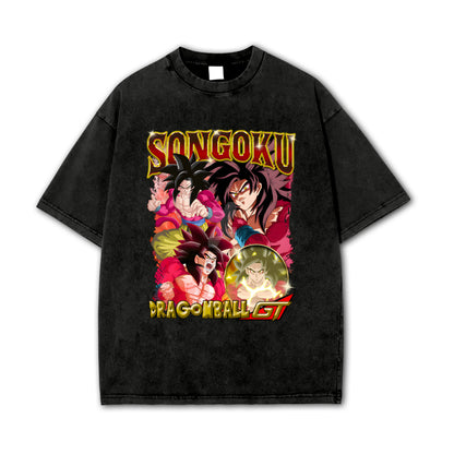 Saiyan Legacy GT Goku Vintage T Shirt