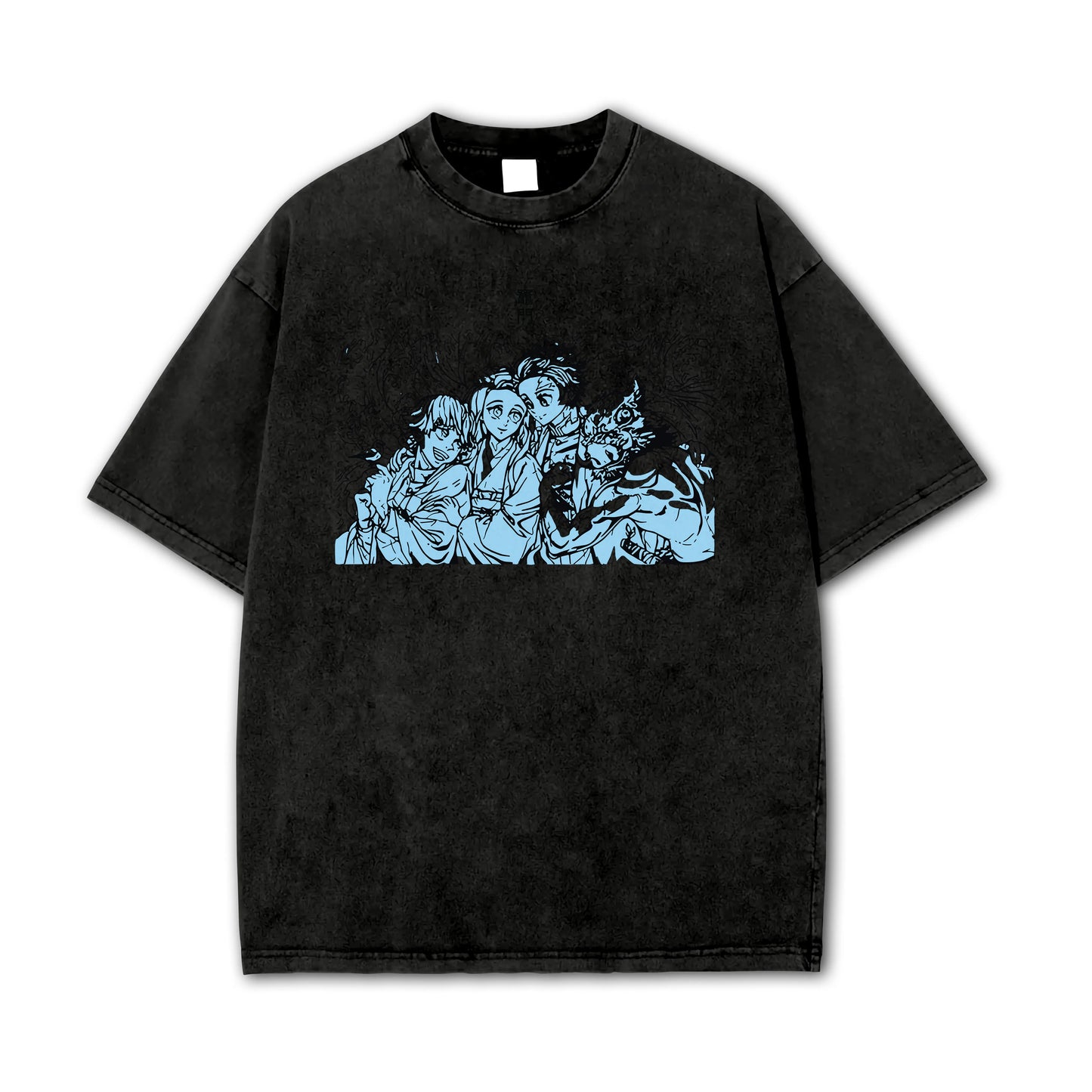 Blade of Demon Hunters Water Breathing Swordsman Squad Vintage T-Shirt