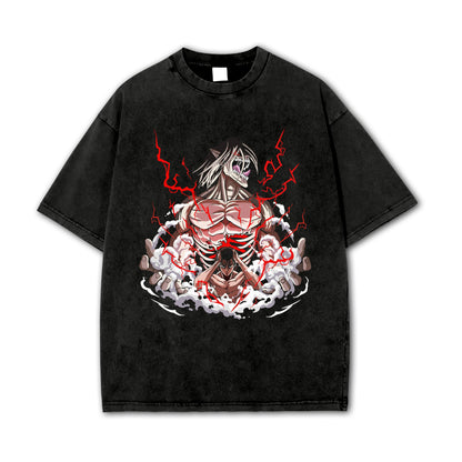 Titan Siege Freedom Fighter Attack Titan V3 Vintage T-Shirt