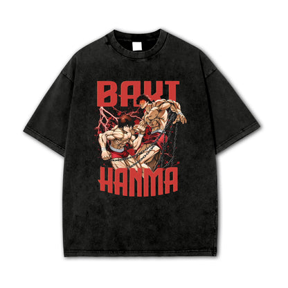 Ultimate Grappler Hanma Vintage T Shirt