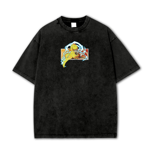 Blade of Demon Hunters Thunder Breather Vintage T-Shirt