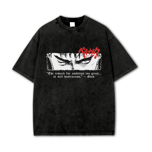 Dark Sword Saga Branded Swordsman' Gaze V2 Vintage T-Shirt