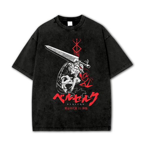 Dark Sword Saga Swordsman V2 Vintage T Shirt