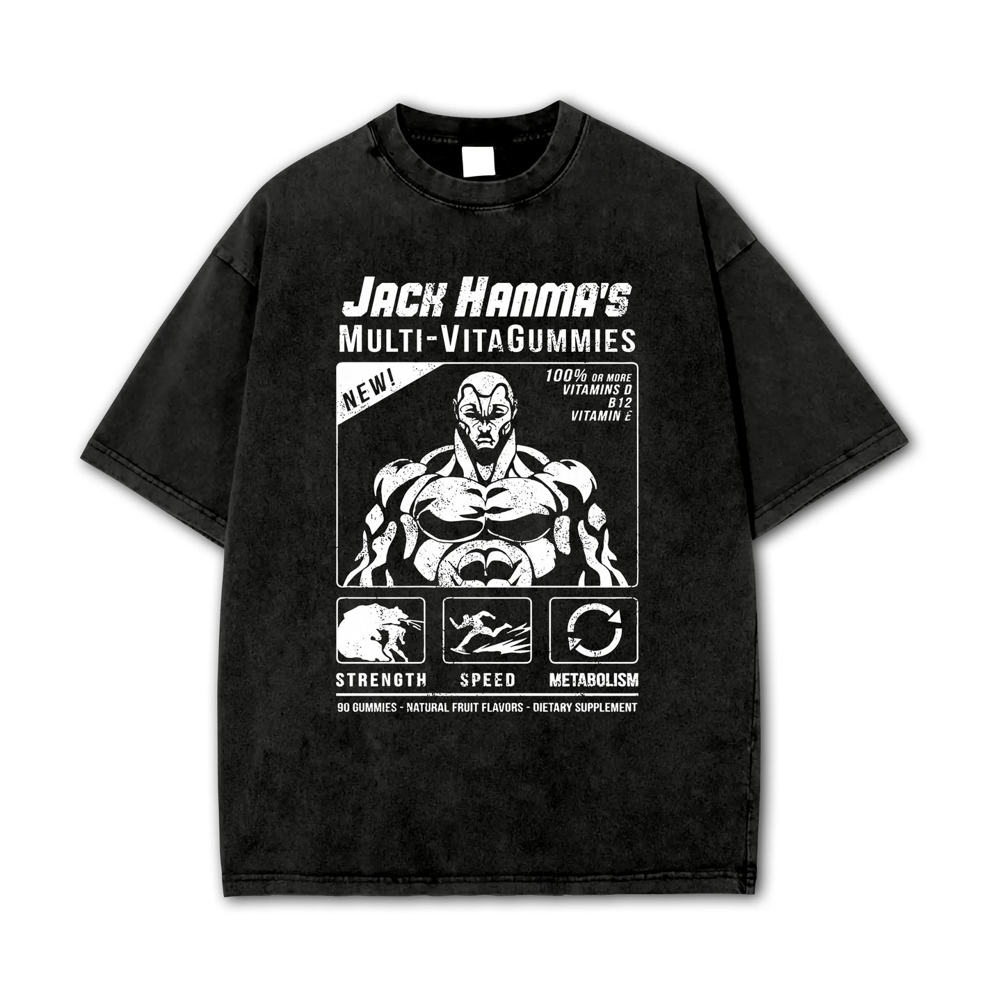 Baki – Jack Hanmas Multi-VitaGummies T-Shirt