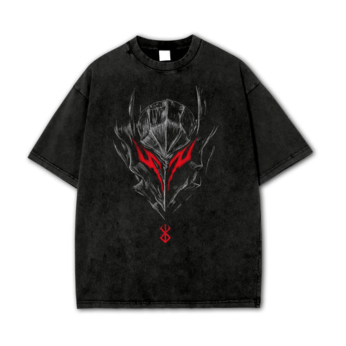 Dark Sword Saga Black Swordsman V6 Vintage T Shirt