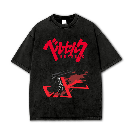 Dark Sword Saga Swordsman V10 Vintage T-Shirt