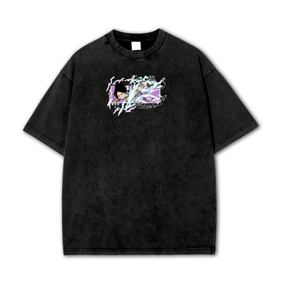 T-shirt surdimensionné Naruto-Sasuke Chidori