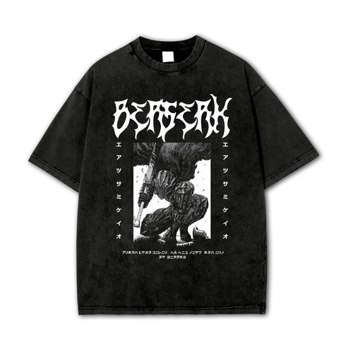 Dark Sword Saga Black Swordsman V2 Vintage T Shirt