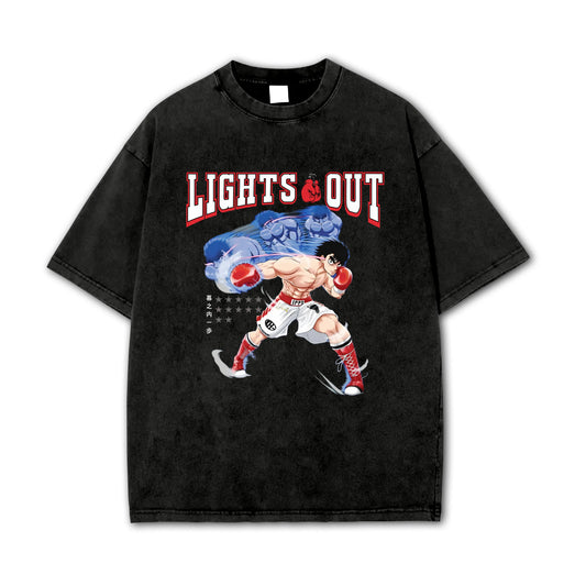 Fighting Spirit Kamogawa Lights Out Vintage T-Shirt
