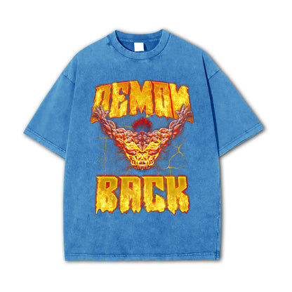 Baki - Yujiro Hanmas Dämonen-Rücken-T-Shirt