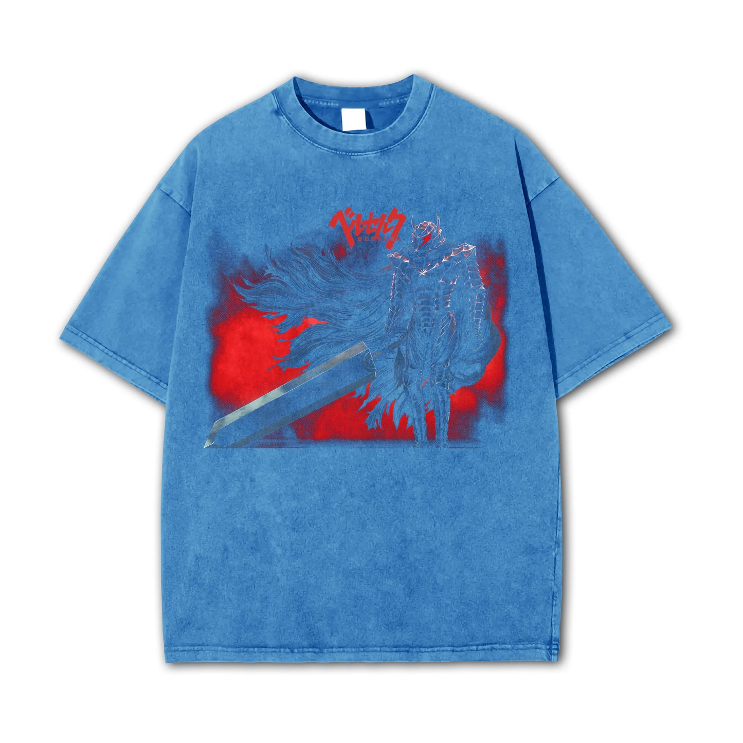 Dark Sword Saga Black Swordsman V9 Vintage T Shirt
