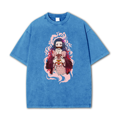 Blade of the Demon Hunters Nezuko Vintage T Shirt