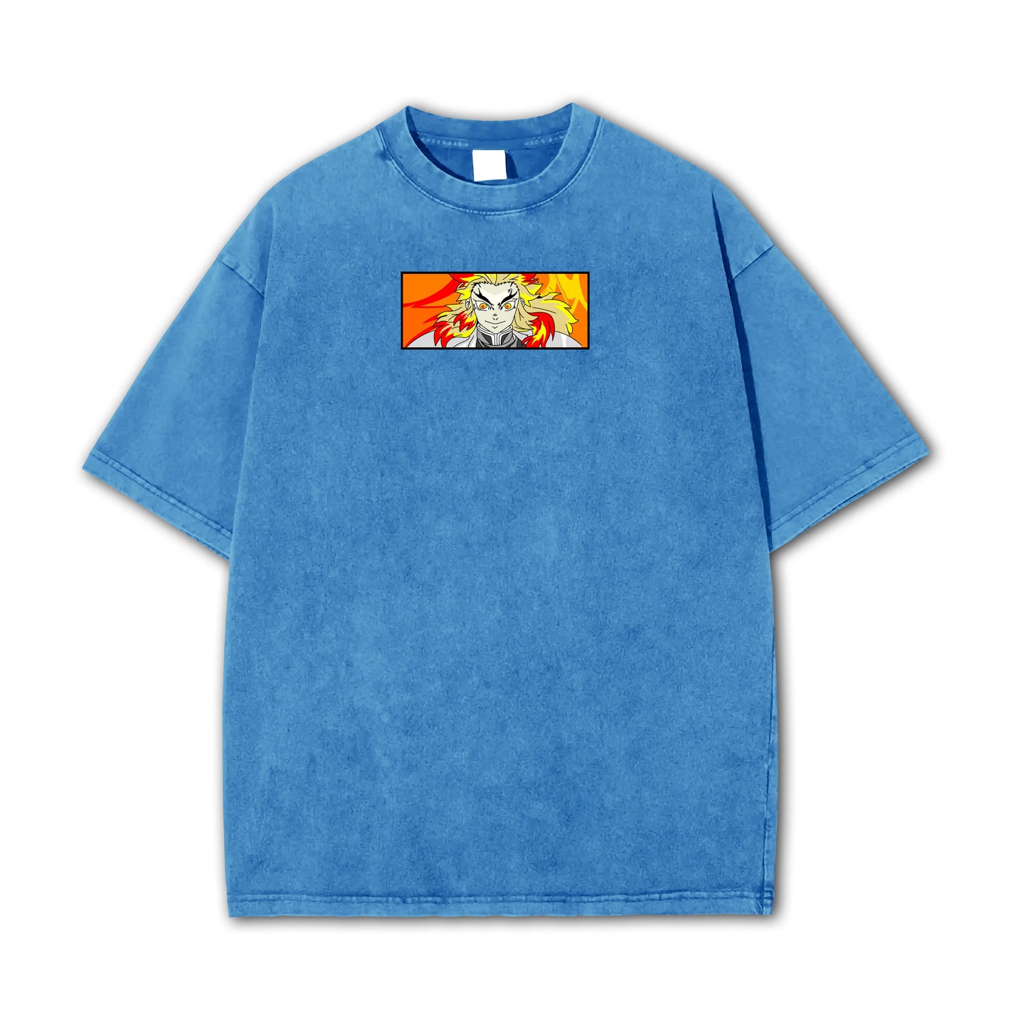 Blade of the Demon Hunters Kyojuro Rengoku Fire Hashira Vintage T Shirt