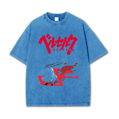 Dark Sword Saga Swordsman V10 Vintage T Shirt