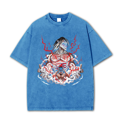 Titan Siege Freedom Fighter Attack Titan V3 Vintage T-Shirt