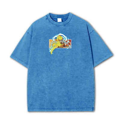 Blade of Demon Hunters Thunder Breather Vintage T-Shirt