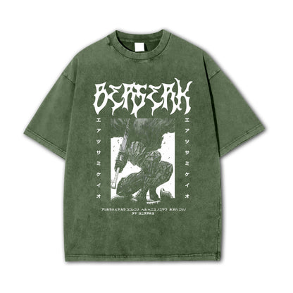 Dark Sword Saga Black Swordsman V2 Vintage T-Shirt