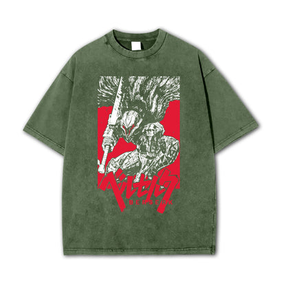 Dark Sword Saga Black Swordsman V7 Vintage T Shirt