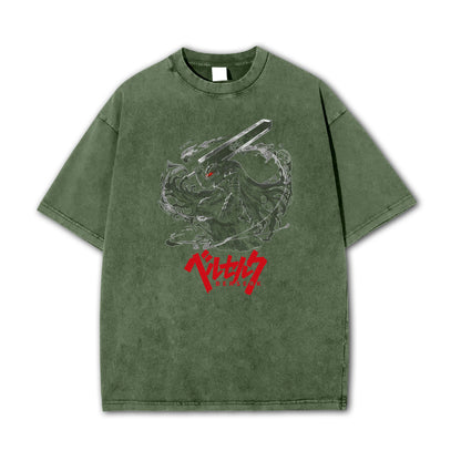 Dark Sword Saga Black Swordsman Vintage T Shirt