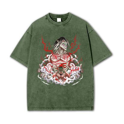 Titan Siege Freedom Fighter Attack Titan V3 Vintage T-Shirt