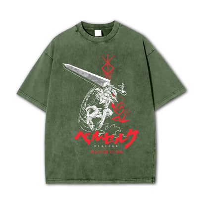 Dark Sword Saga Swordsman V2 Vintage T Shirt
