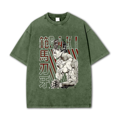 Ultimate Grappler Hanma V15 Vintage T Shirt