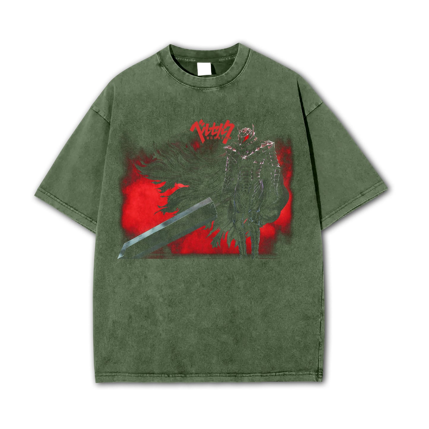 Dark Sword Saga Black Swordsman V9 Vintage T Shirt