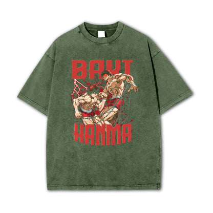 Ultimate Grappler Hanma Vintage T Shirt