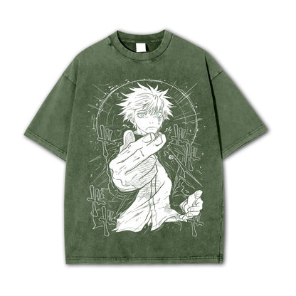 Tokyo Sorcery Satoru Gojo Vintage T Shirt