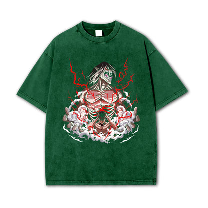 Titan Siege Freedom Fighter Attack Titan V3 Vintage T-Shirt