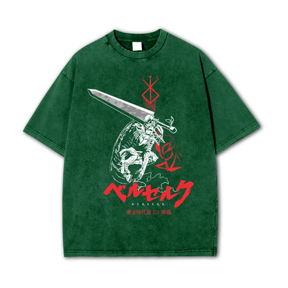 Dark Sword Saga Swordsman V2 Vintage T Shirt