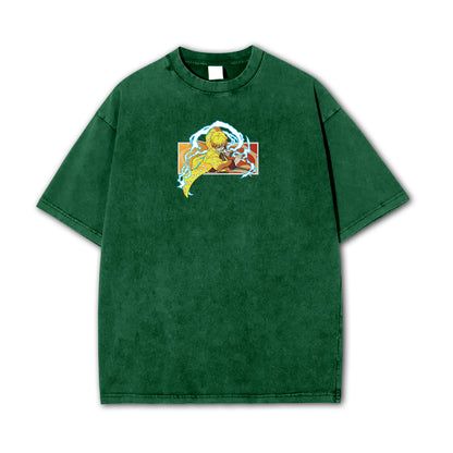 Blade of Demon Hunters Thunder Breather Vintage T-Shirt